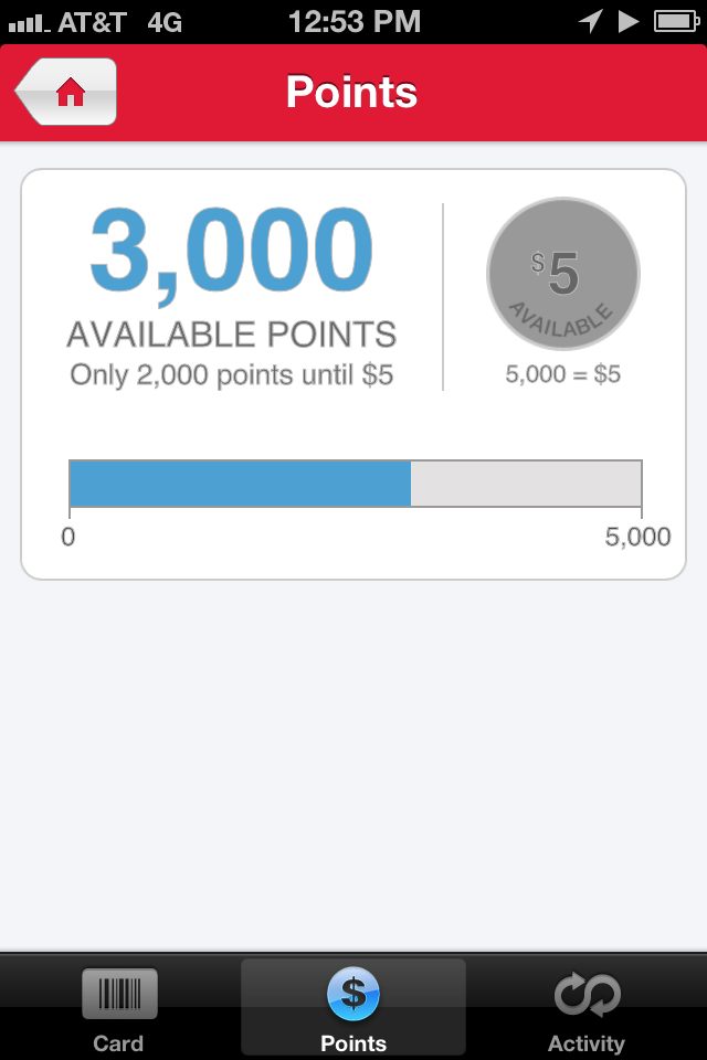 Walgreen's Rewards Points App