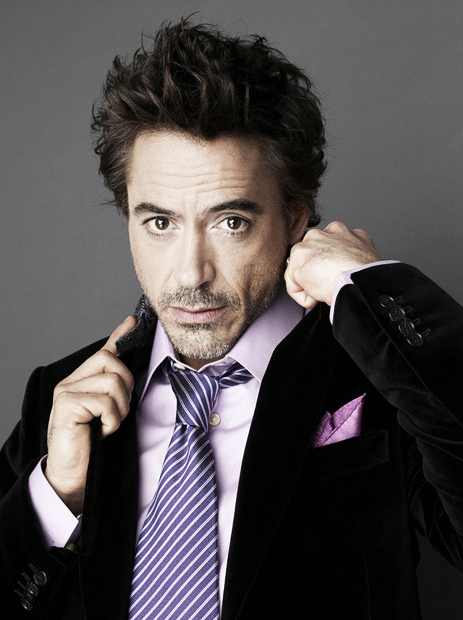 Robert Downey, Jr. in a tie