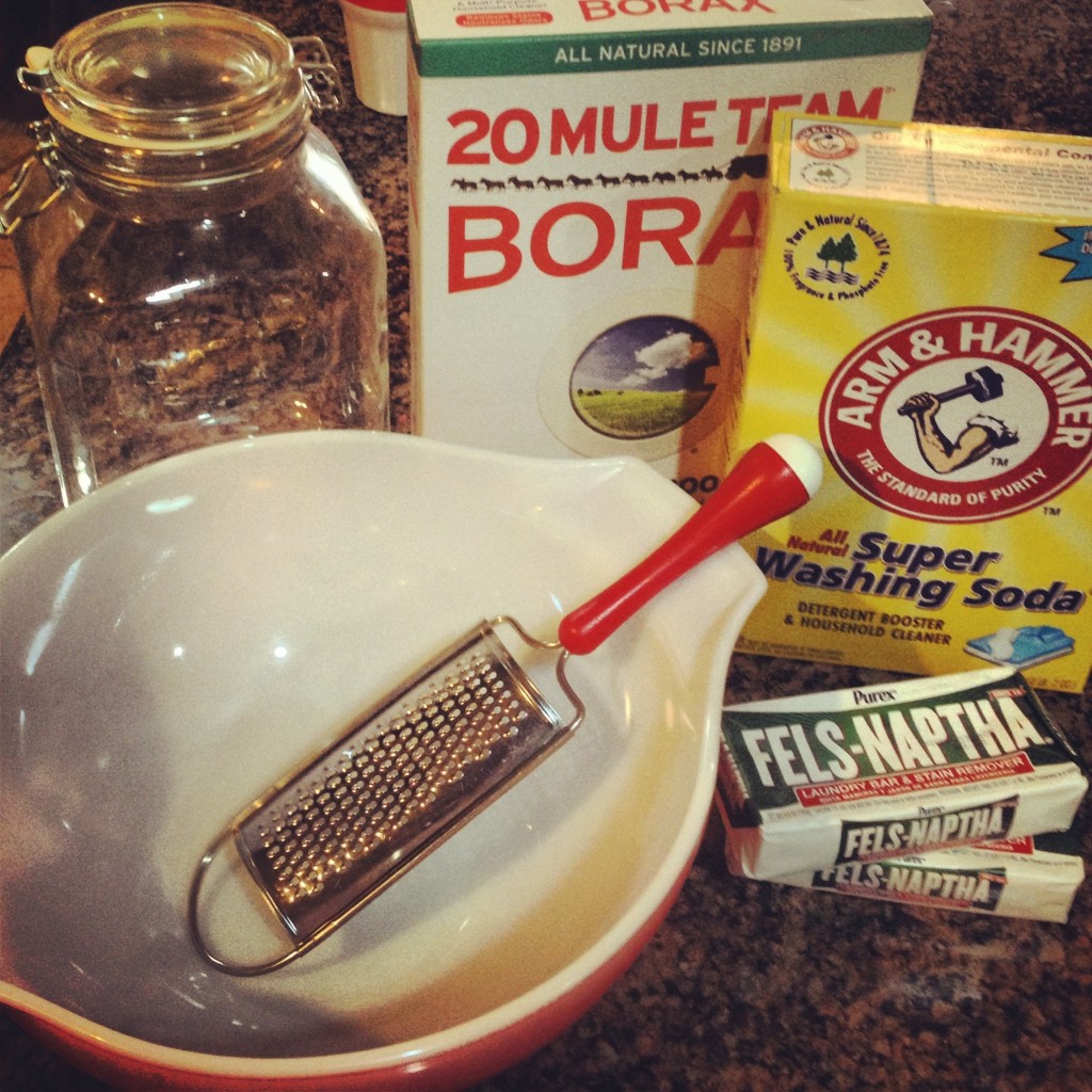 homemade laundry soap