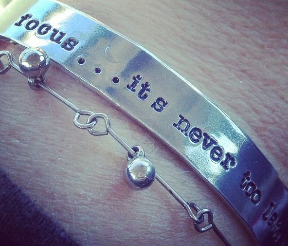 Debi Dean cuff Focus one little word