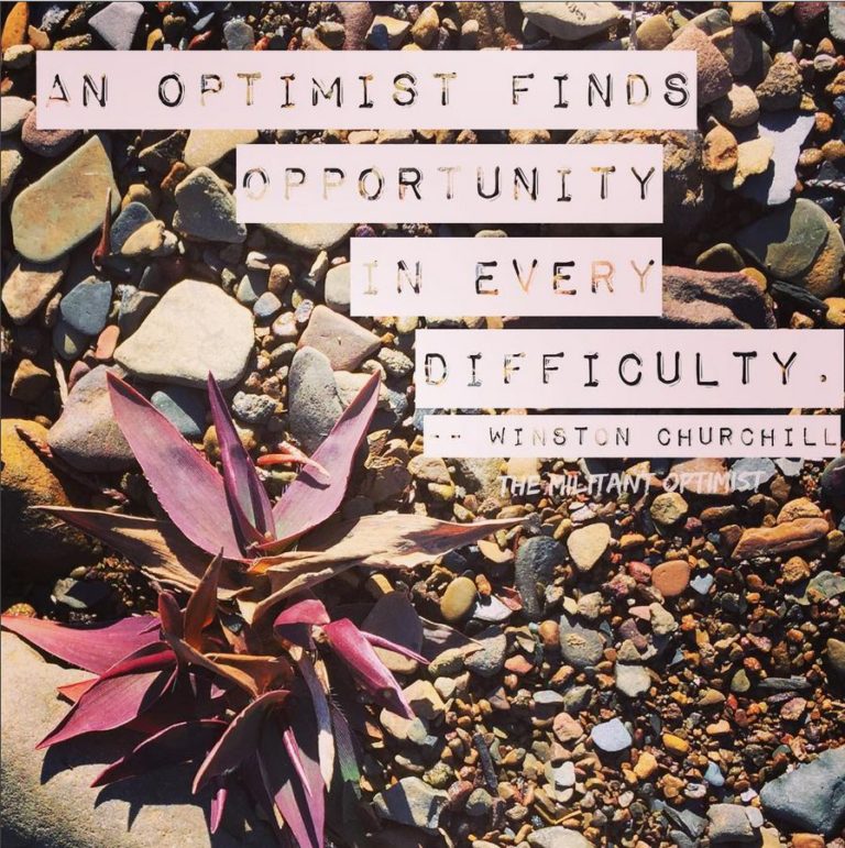 Becoming a Militant Optimist | SeeLaurieWrite.com